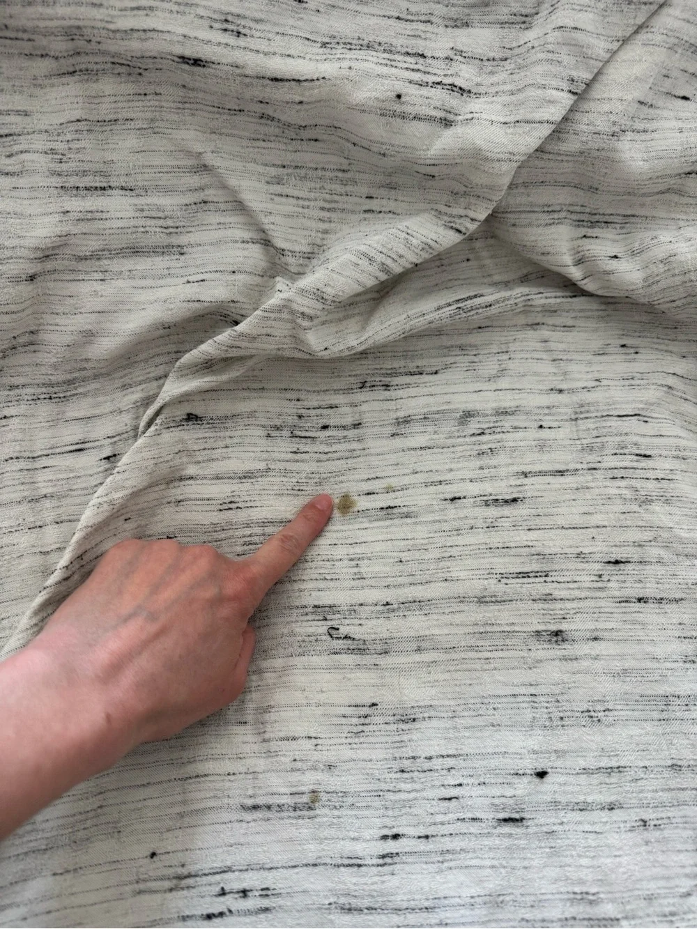 West Elm Heathered Melange Duvet Cover Queen Size